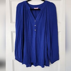 XL womens lilly pulitzer cotton blouse